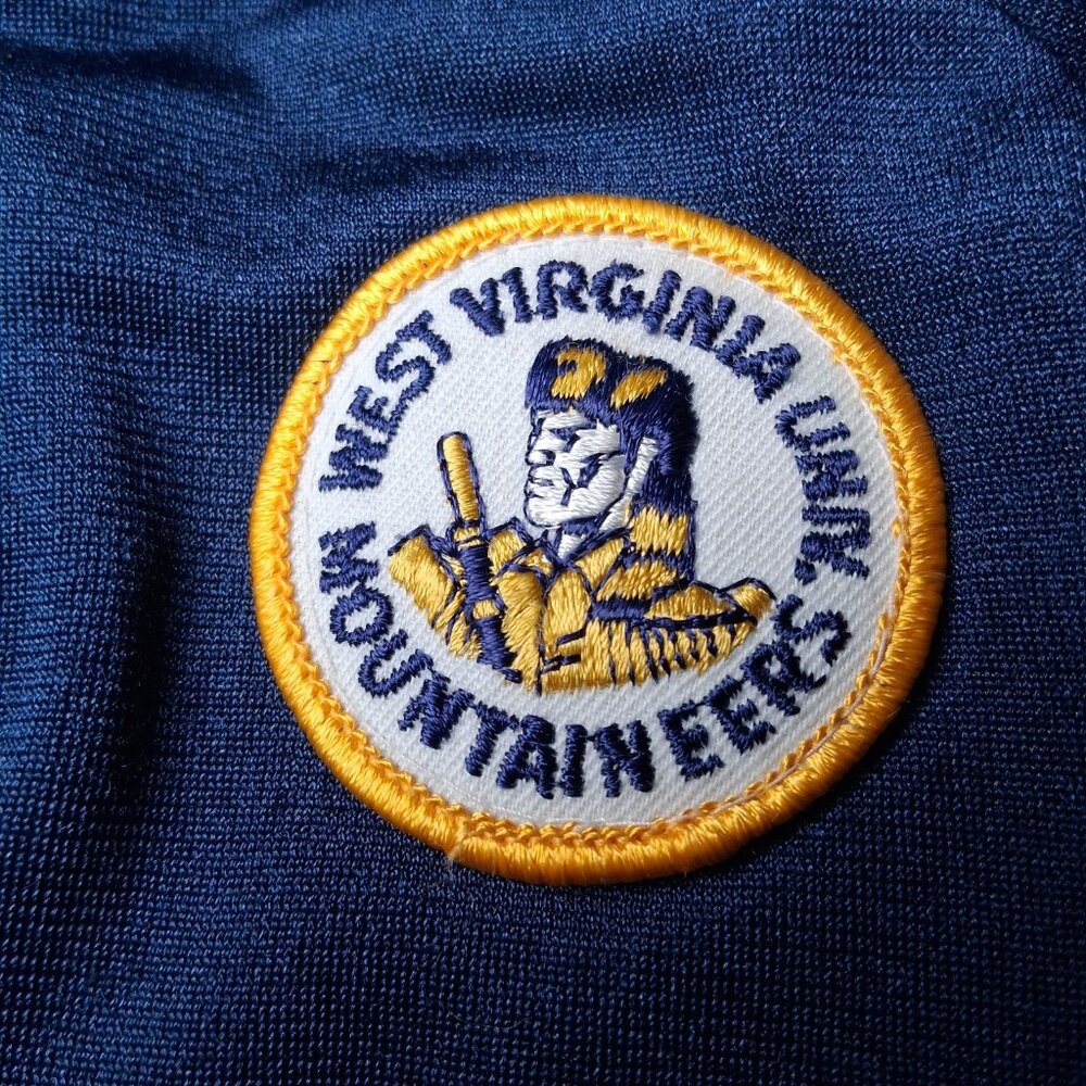 Vintage WVU Mountaineers Jacket Baby 12 Mos West Virginia University Retro Sport - Picture 9 of 16
